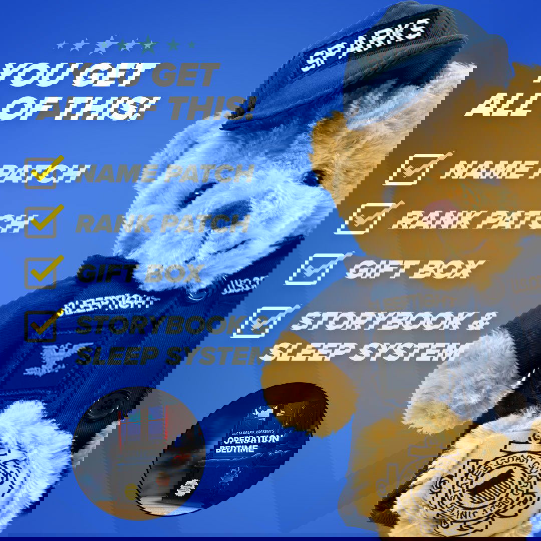 Coast Guard Teddy Bear Personalized Bundle