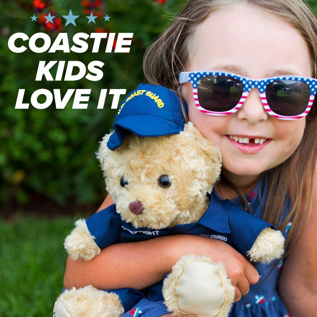 Coastie Sleeptight - Coast Guard Teddy Bear with Storybook & Sleep System
