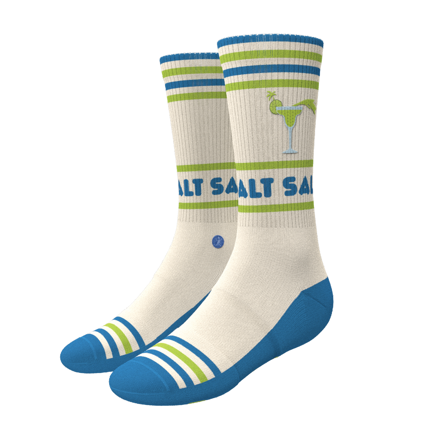 The Cocktail Hour | Shinesty x Margaritaville® Heel Hammock™ Crew Socks