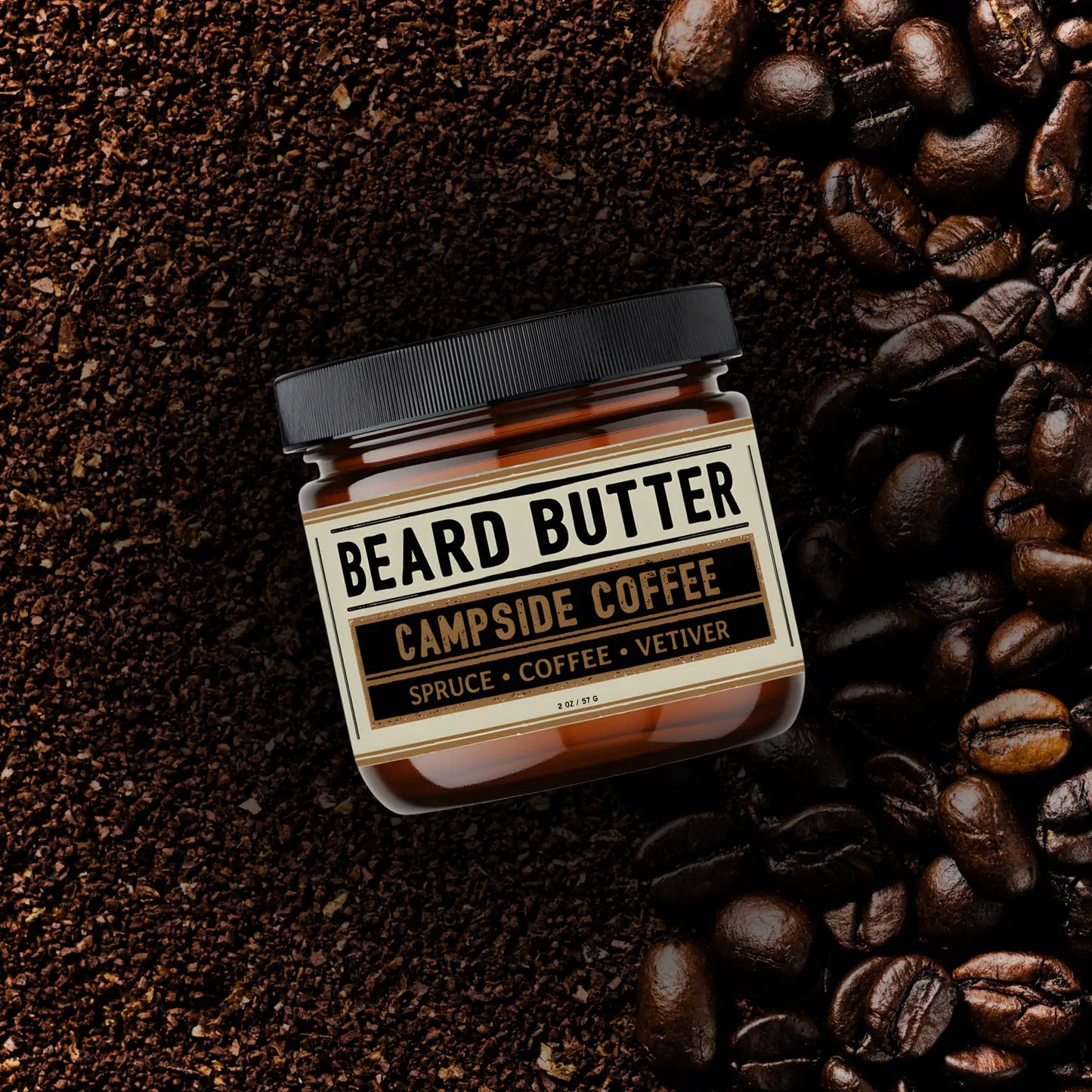 Campside Coffee Beard Butter - Spruce, Coffee, Vetiver