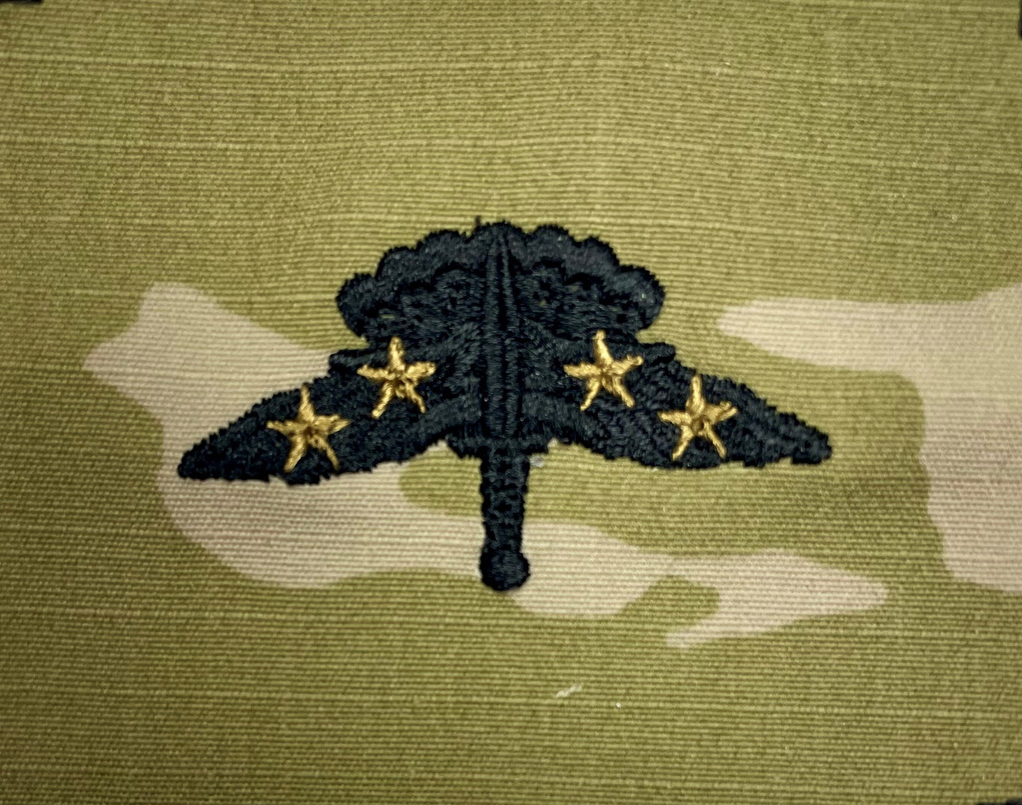 Combat HALO Free Fall Parachutist - U.S. Army OCP Occupational Badge - Embroidered Sew-On