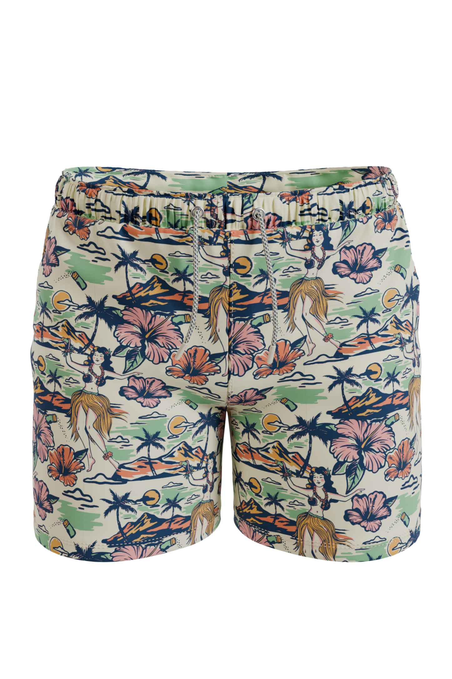 The Come Monday | Shinesty x Margaritaville® Ball Hammock® Pouch 8" Swim Trunks