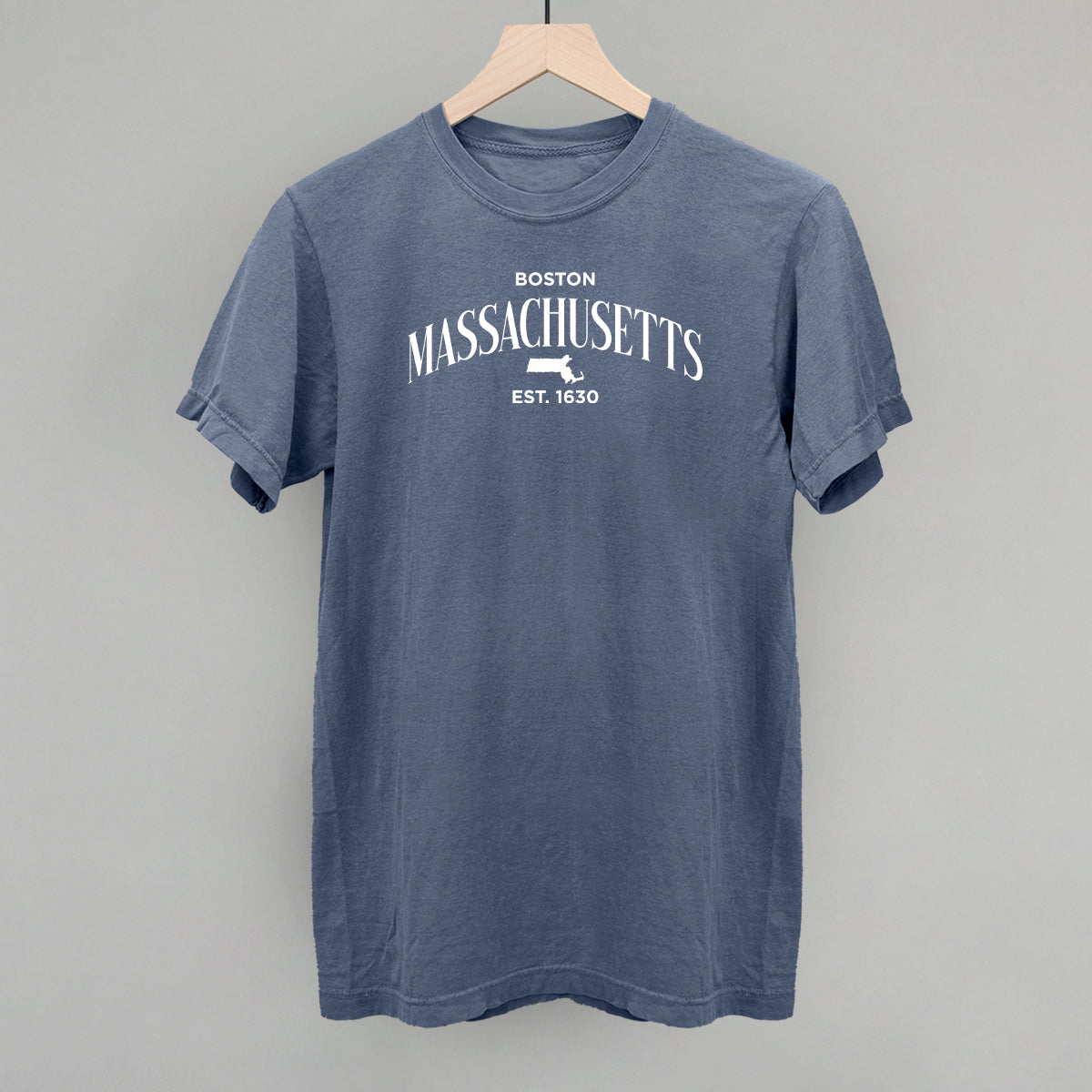 Massachusetts Est. 1630 (White)