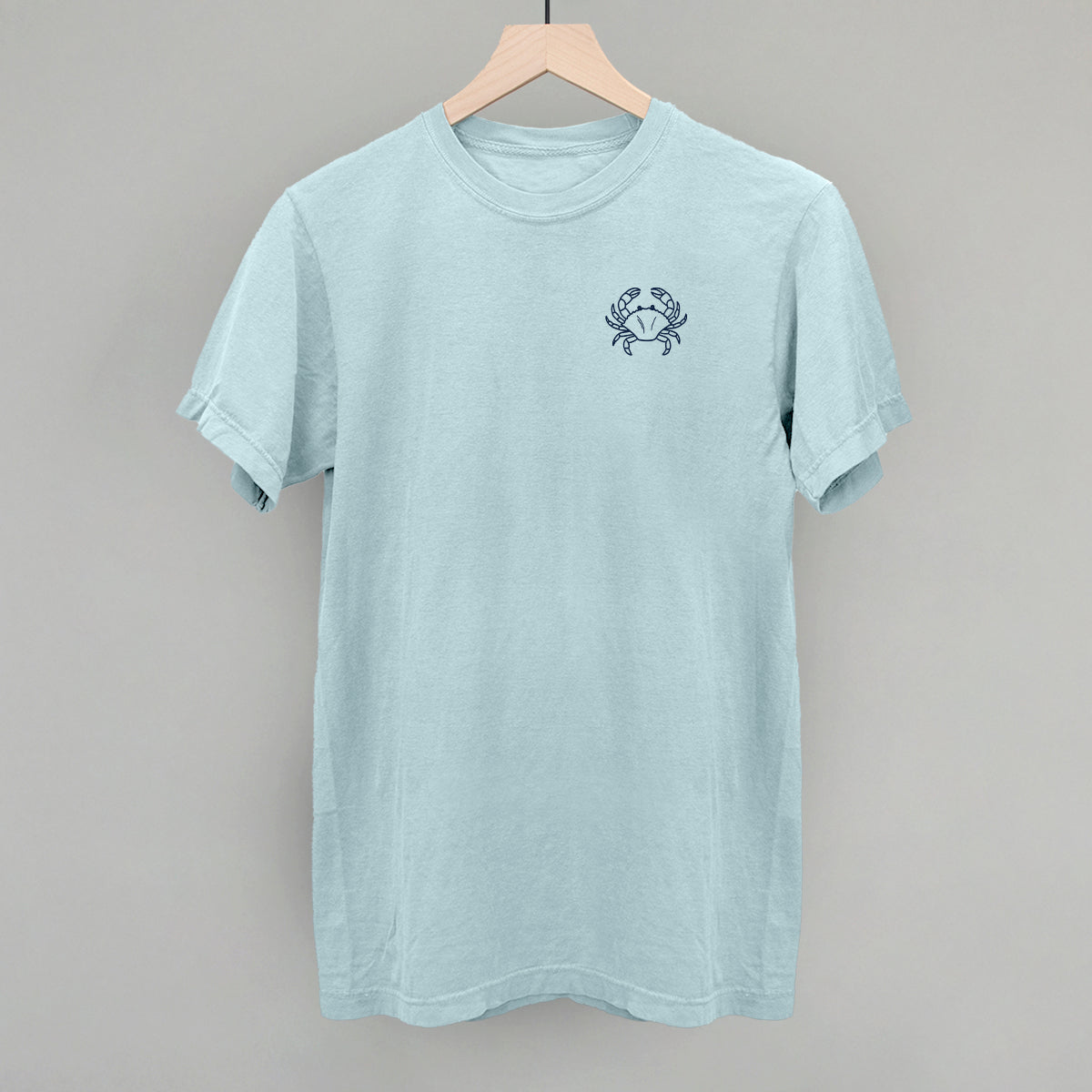 Crab Doodle (Navy Blue) (Left Chest)