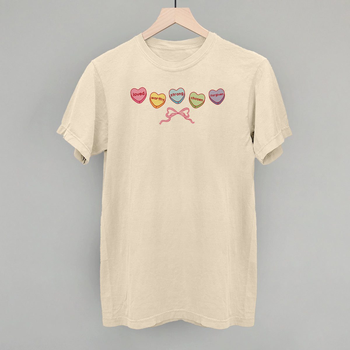 Faith Candy Hearts + Bow