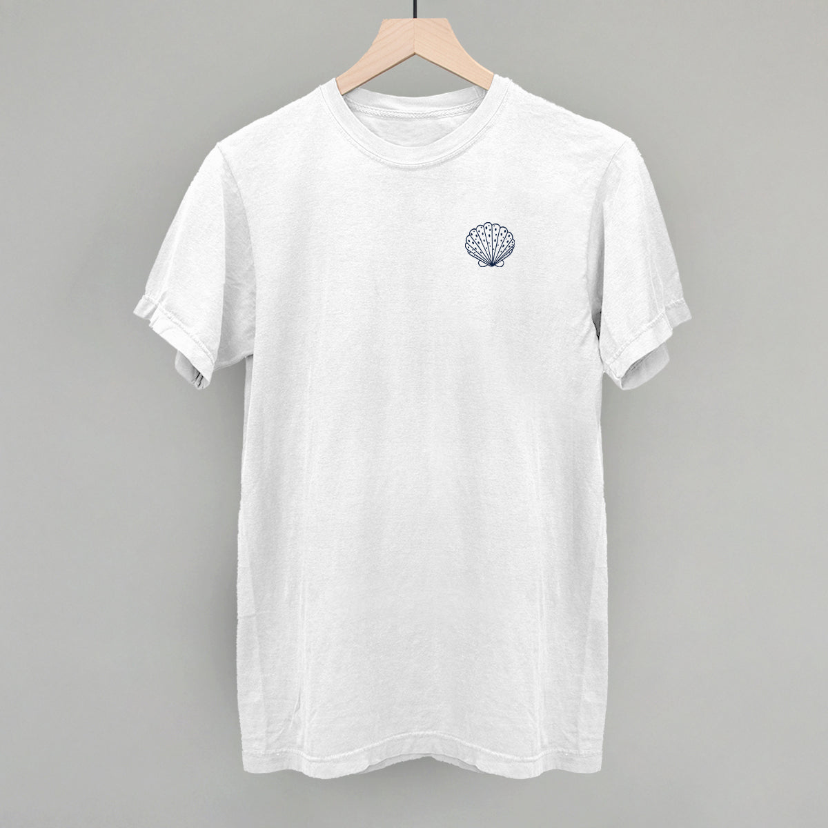 Speckled Seashell (Navy Blue) (Left Chest)