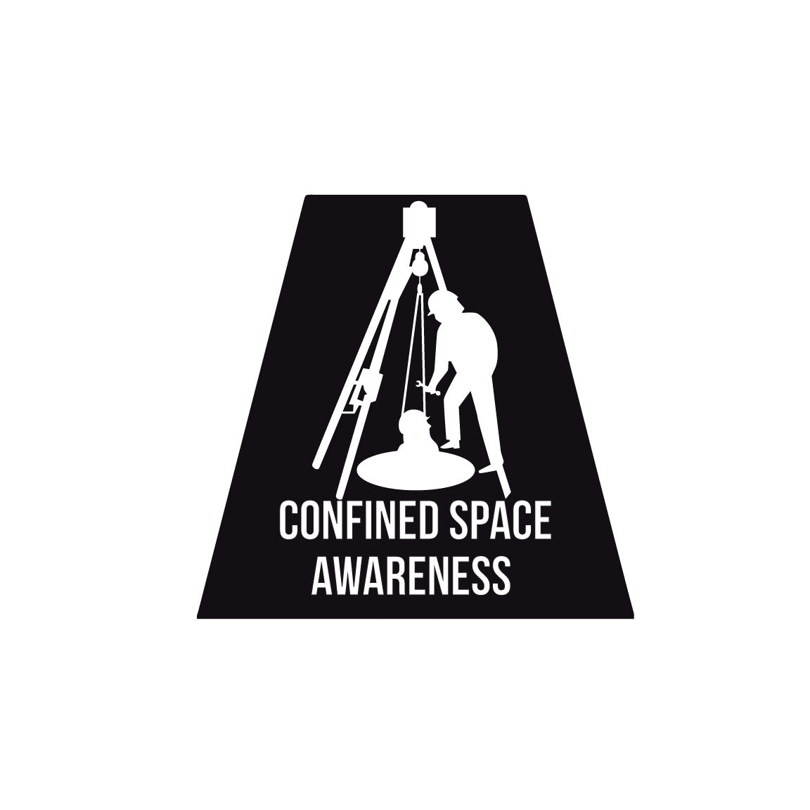 CONFINED SPACE AWARENESS REFLECTIVE HELMET (TET) TETRAHEDRON