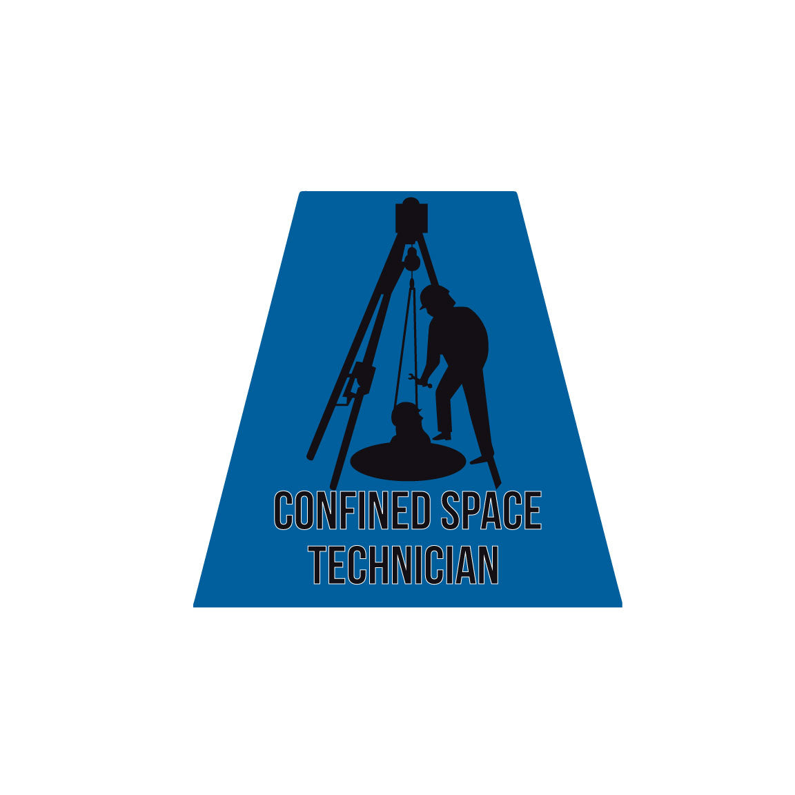 CONFINED SPACE TECHNICIAN REFLECTIVE HELMET (TET) TETRAHEDRON