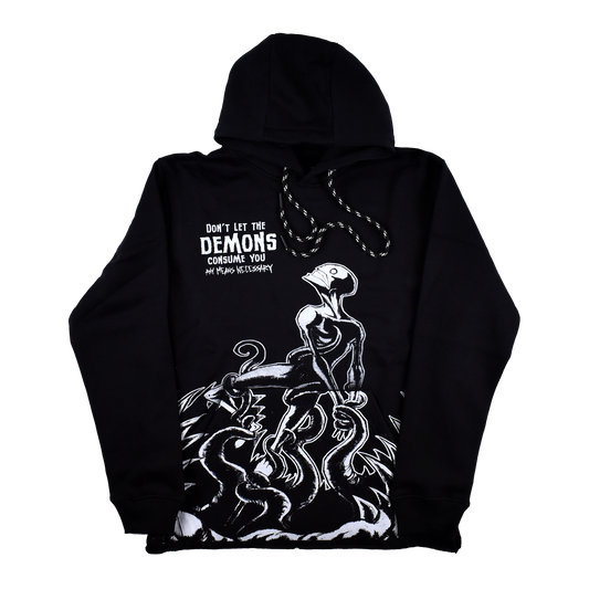 Consumed Pullover Hoodie Black