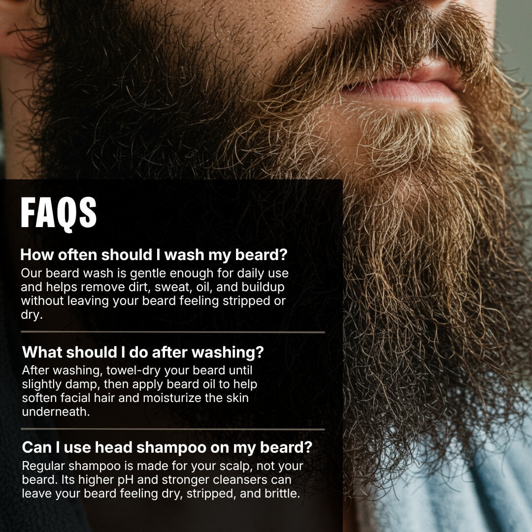 Campside Coffee Beard Wash - Spruce, Coffee, Vetiver