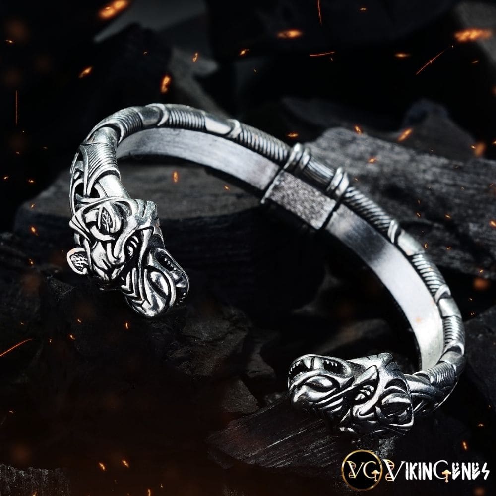 Fenrir The Wolf Handcrafted Bracelet