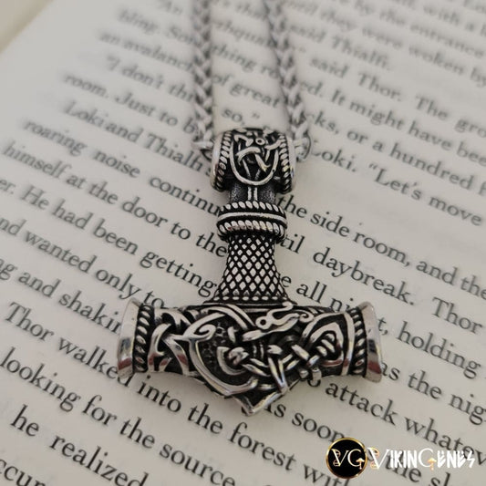 Thor's Hammer Mjolnir Handmade Necklace