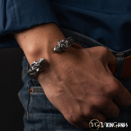 Fenrir The Wolf Handcrafted Bracelet