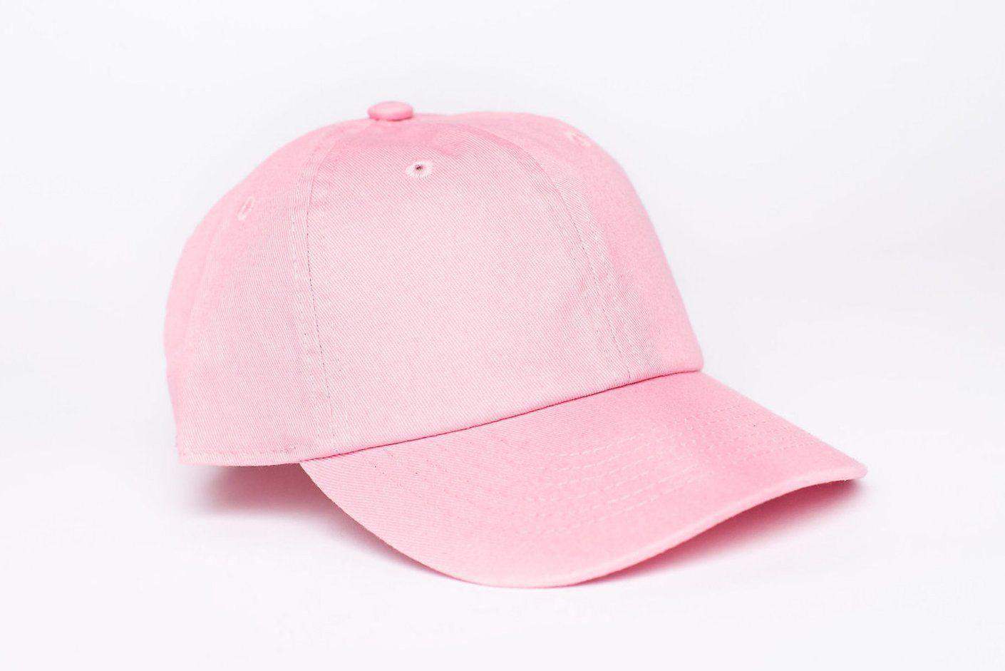 Light Pink Letter Baseball Hat