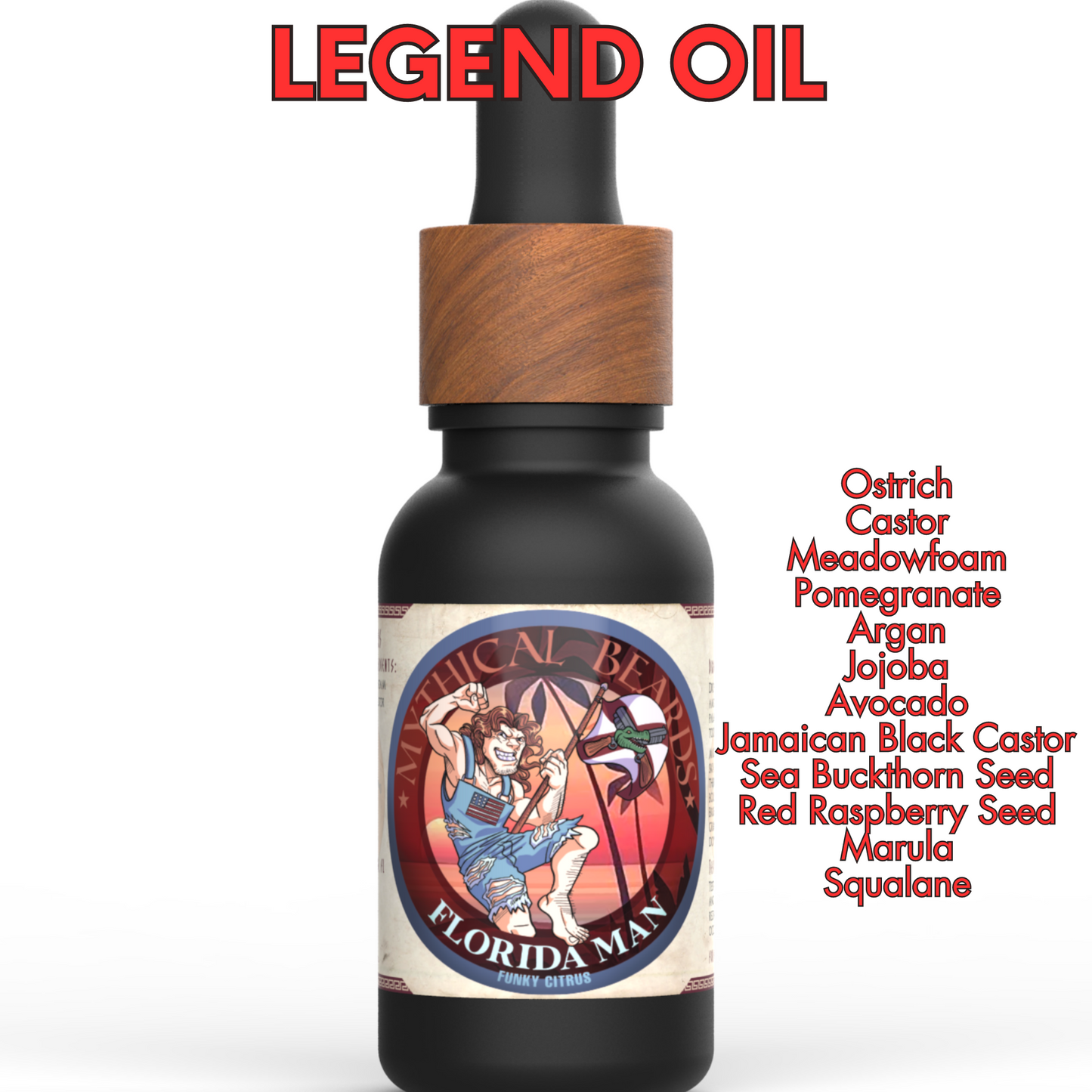 Mythical Beards Beard Oil - Legend Blend - 1 oz