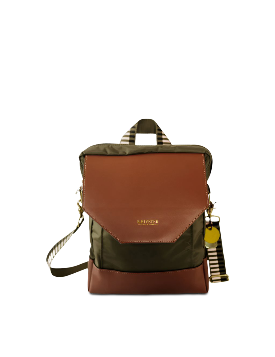 Corbin | Fatigue Nylon + Brown Leather