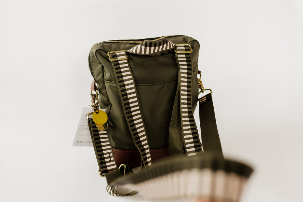 Corbin | Fatigue Nylon + Brown Leather