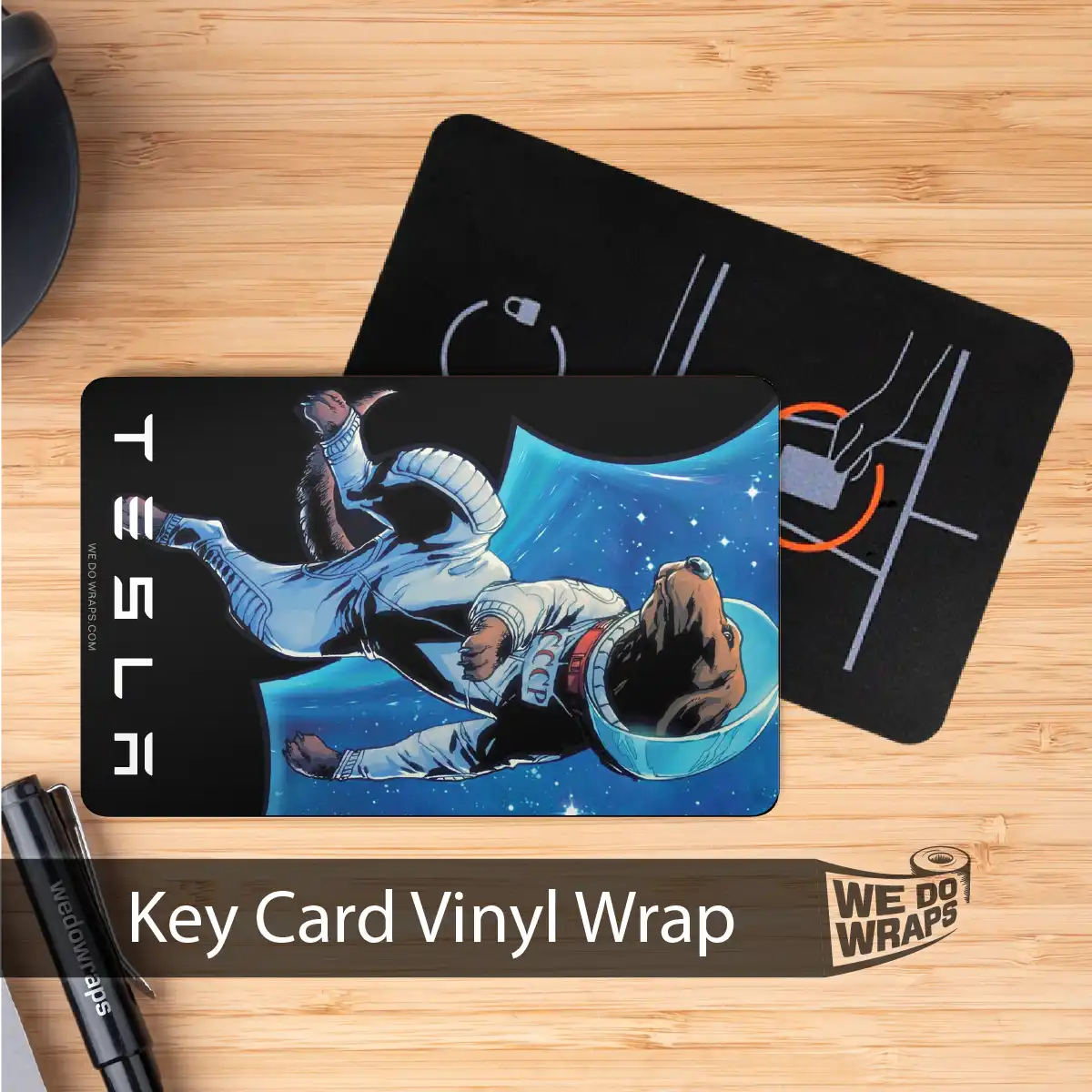 Cosmo The Space Dog | NFC Key Card Wrap