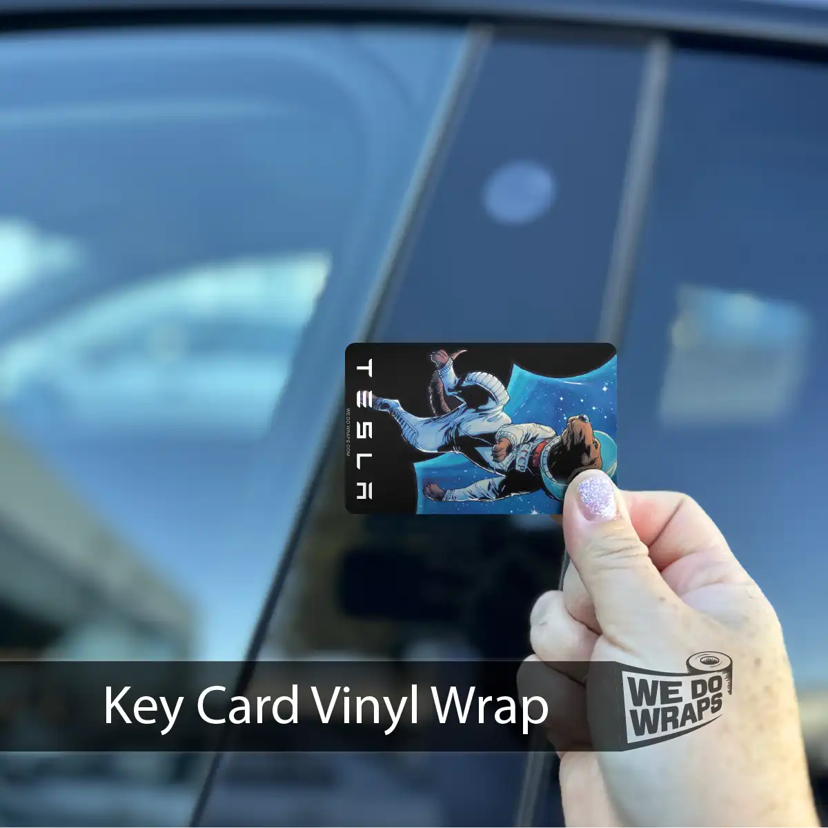 Cosmo The Space Dog | NFC Key Card Wrap