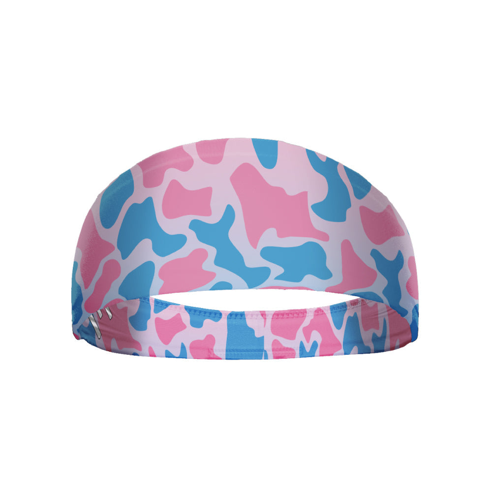 Cotton Candy Duck Camo Headband