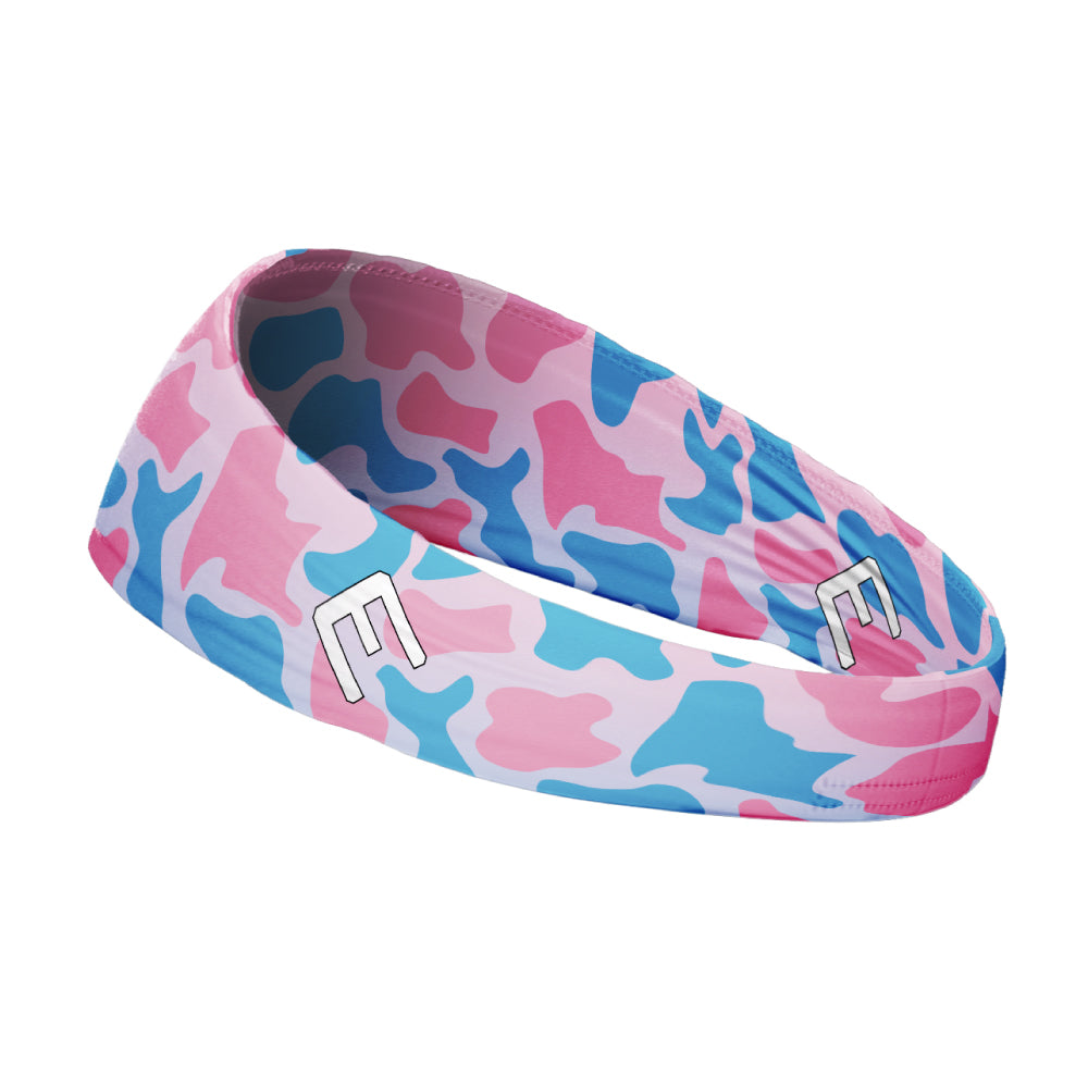 Cotton Candy Duck Camo Headband