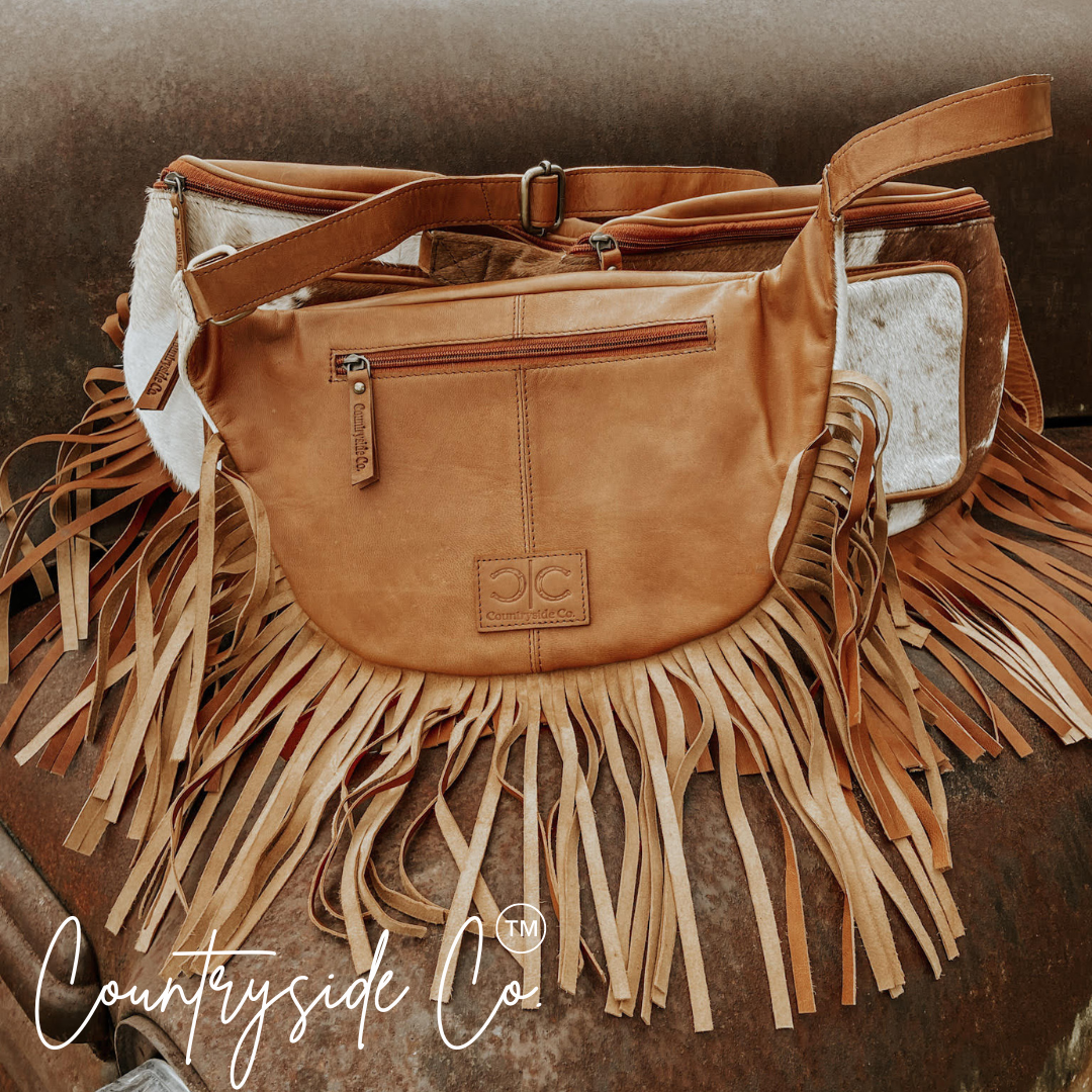 Addy Cowhide Sling Festival Bag