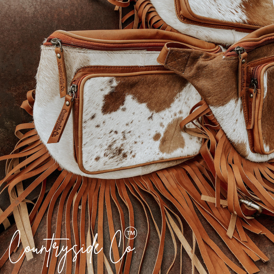 Addy Cowhide Sling Festival Bag
