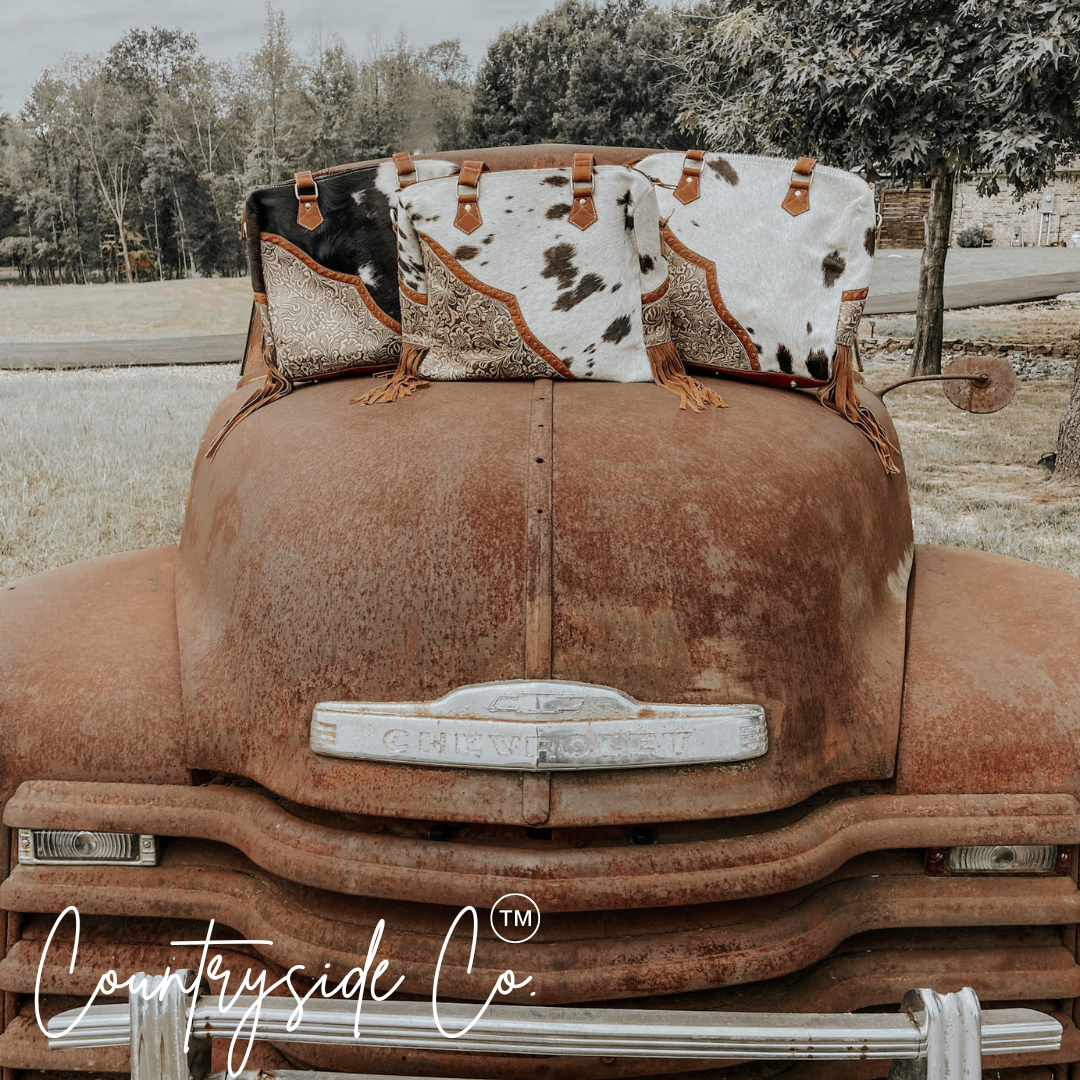 Laramie Cowhide Leather Concealed Carry Handbag