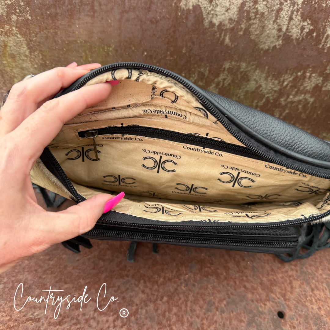 Austin Cowhide Sling Festival Bag