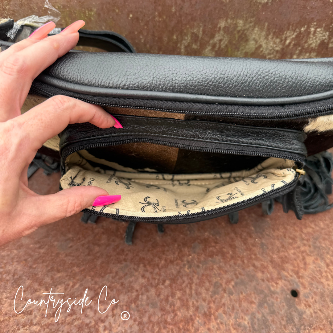 Austin Cowhide Sling Festival Bag