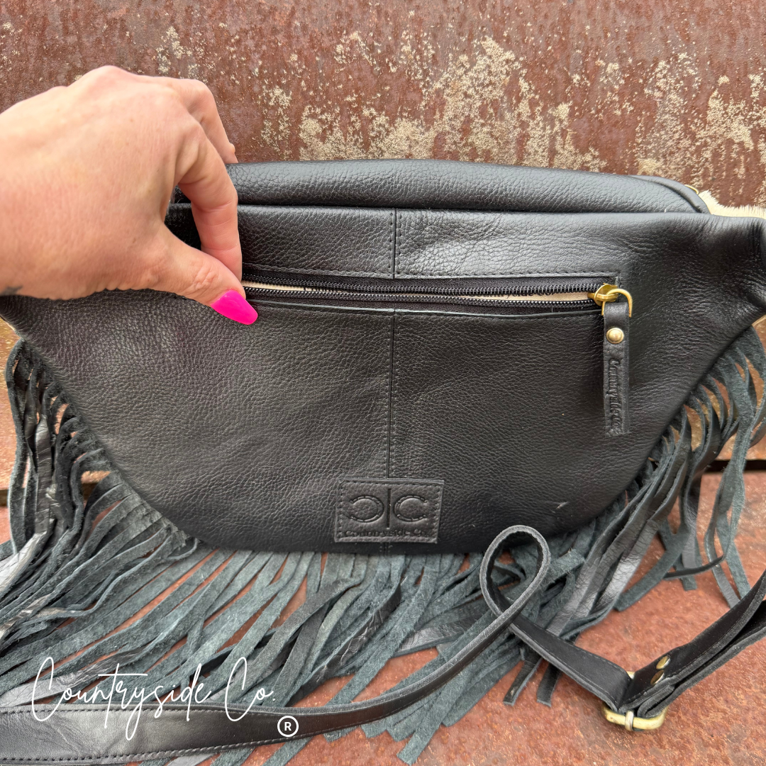 Austin Cowhide Sling Festival Bag