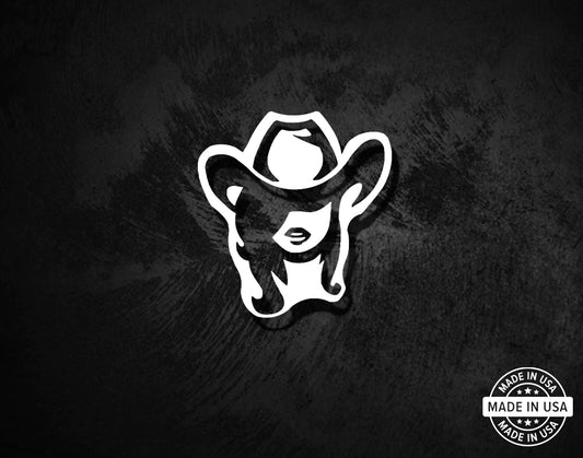 Cowgirl Decal