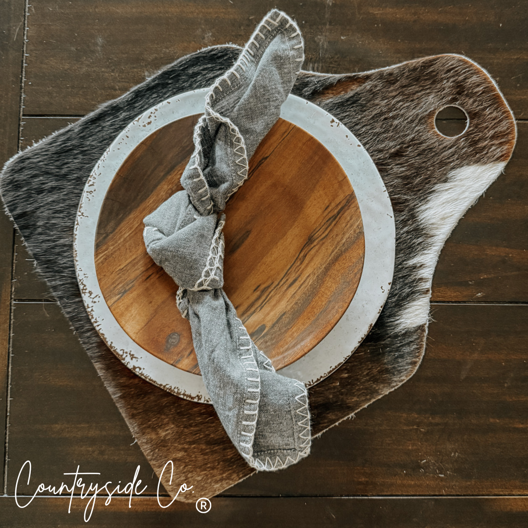 Cowhide Cowtag Placemats