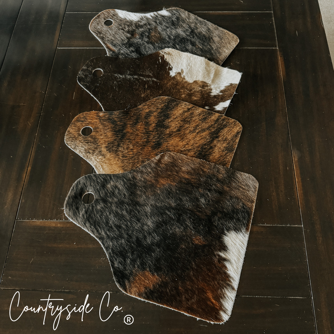 Cowhide Cowtag Placemats