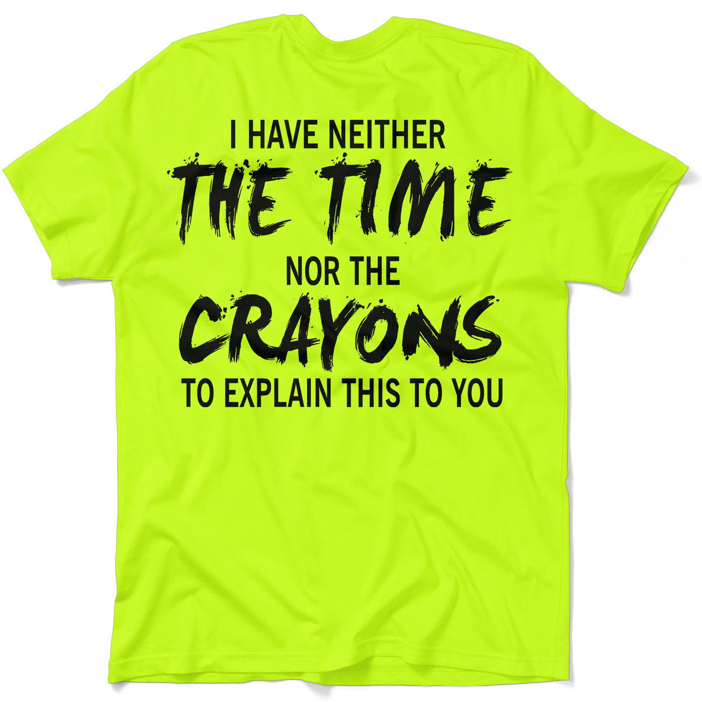 Crayons - Safety Yellow T-Shirt