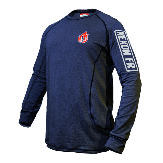 Nexon FR Long Sleeve Crew Shirt - Space Blue