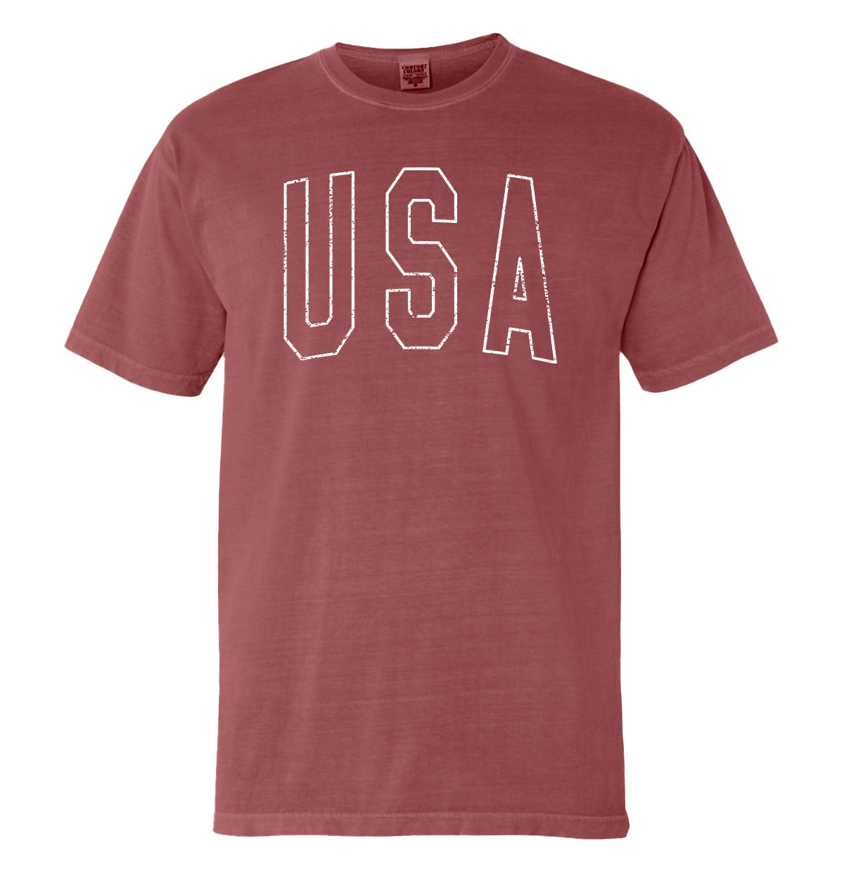 USA Collegiate Solid White (Front)