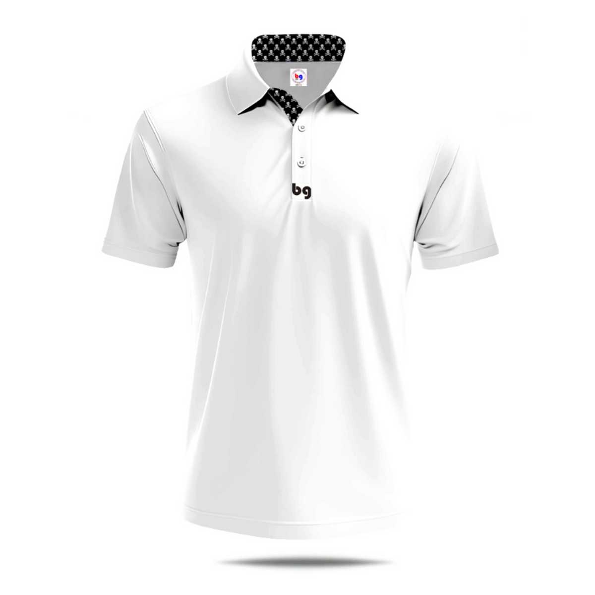 Skull and Crossbones Accent Polo