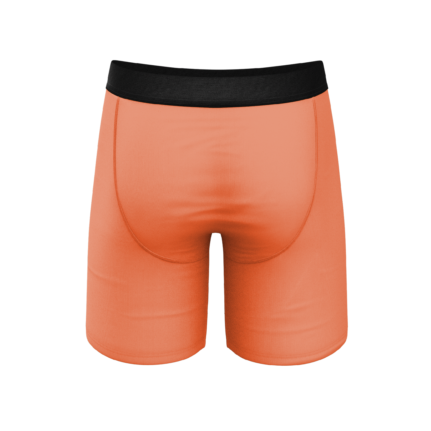 The Crossing Guard | Orange Long Leg Ball Hammock® Pouch Underwear with Fly