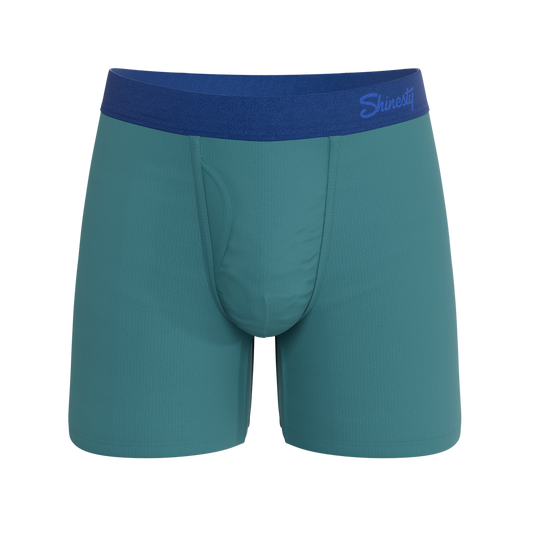 The Curacao | Teal Ball Hammock® Pouch Underwear With Fly