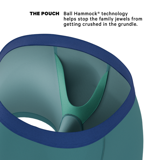 The Curacao | Teal Ball Hammock® Pouch Underwear