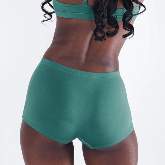 The Curacao | Teal Modal Boyshort Underwear