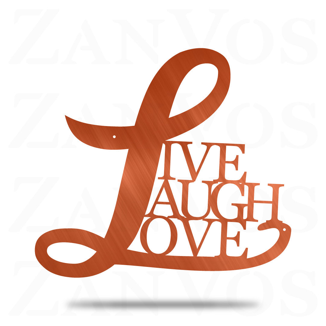 Cursive Live Laugh Love