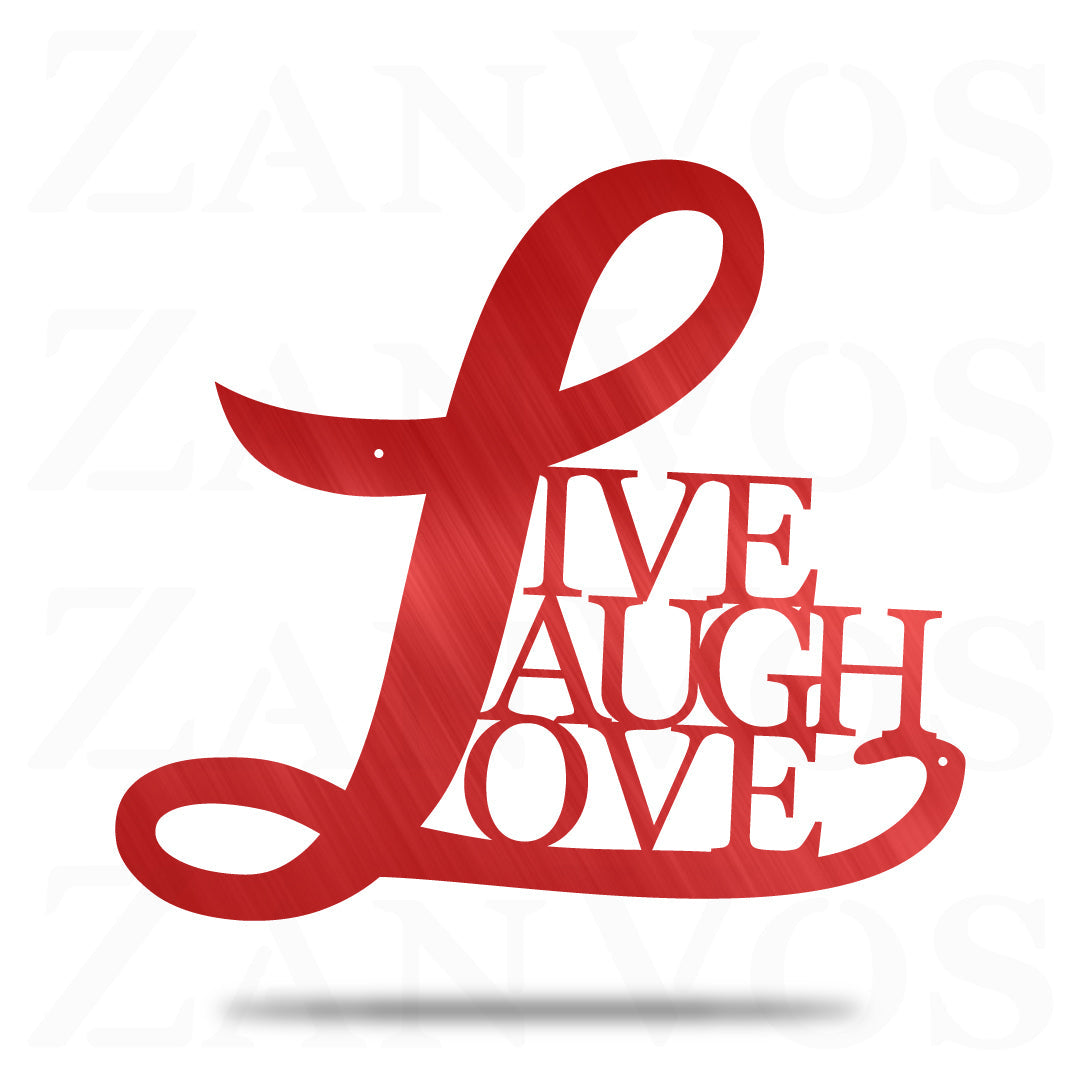 Cursive Live Laugh Love