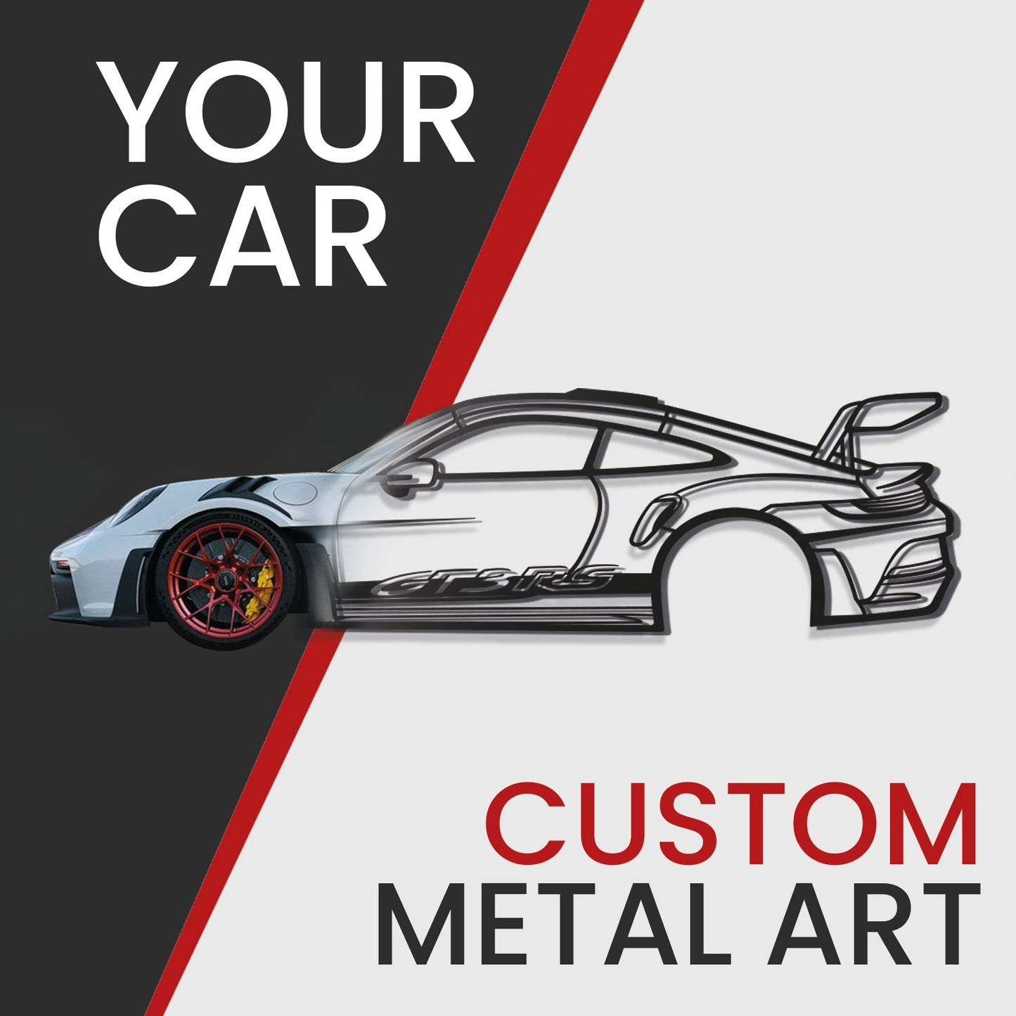 Your Personalized Car Metal Wall Art - MT1113