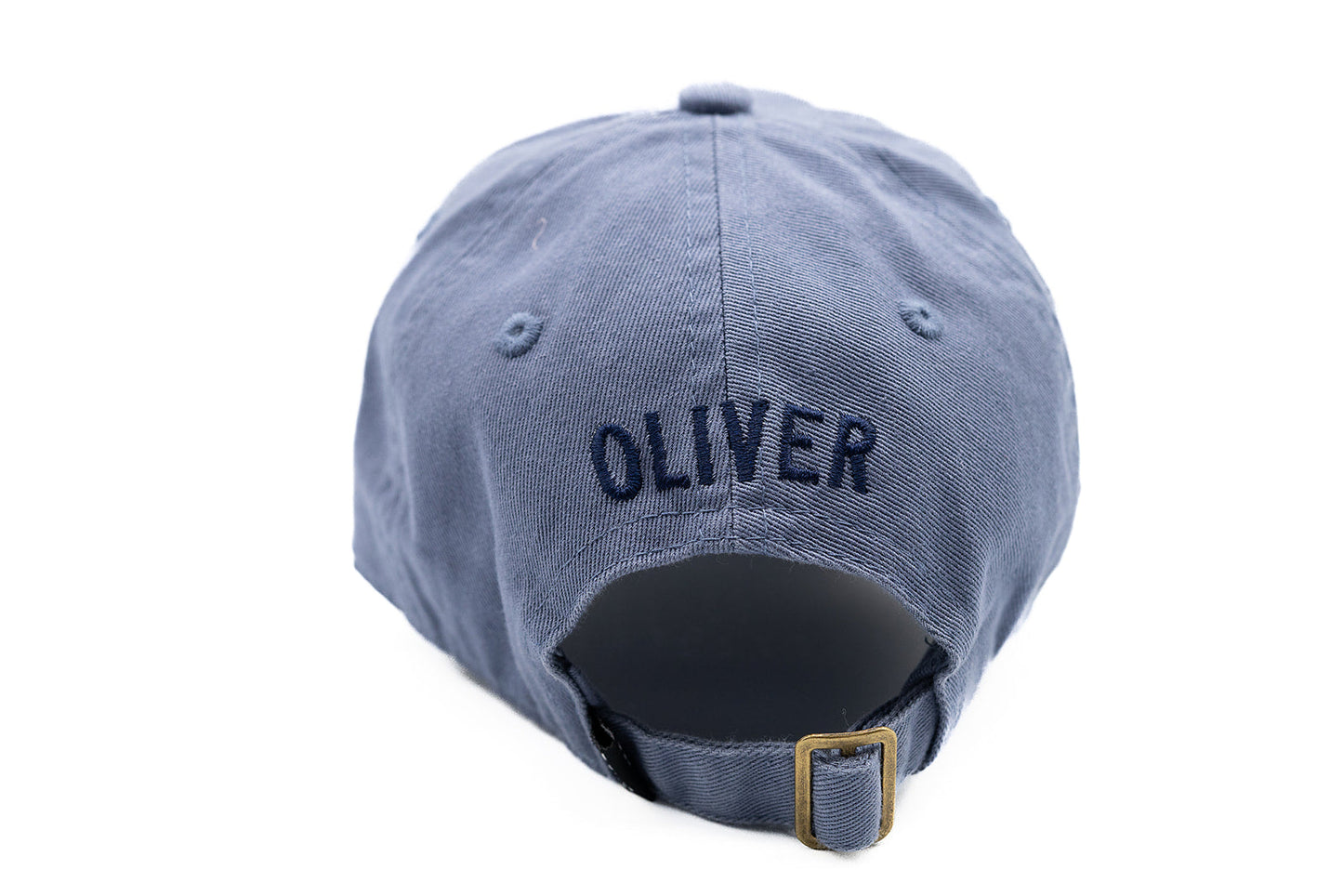 Dusty Blue Letter Baseball Hat