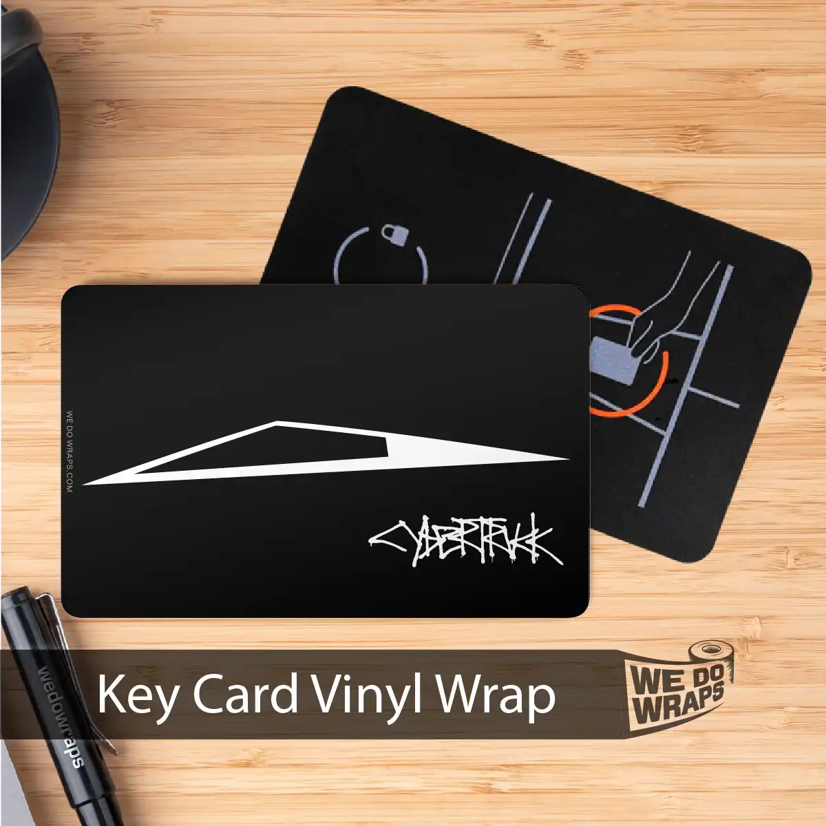 Cybertruck Profile Logo | NFC Key Card Wrap