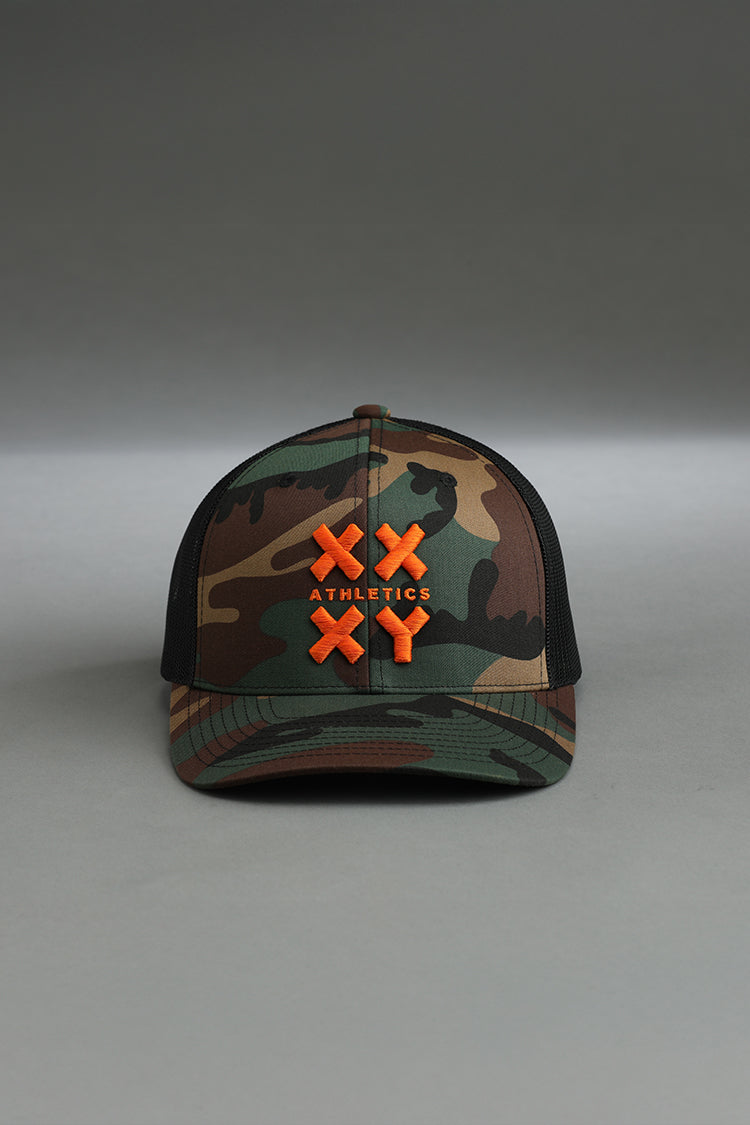 Logo Trucker Cap on Camo
