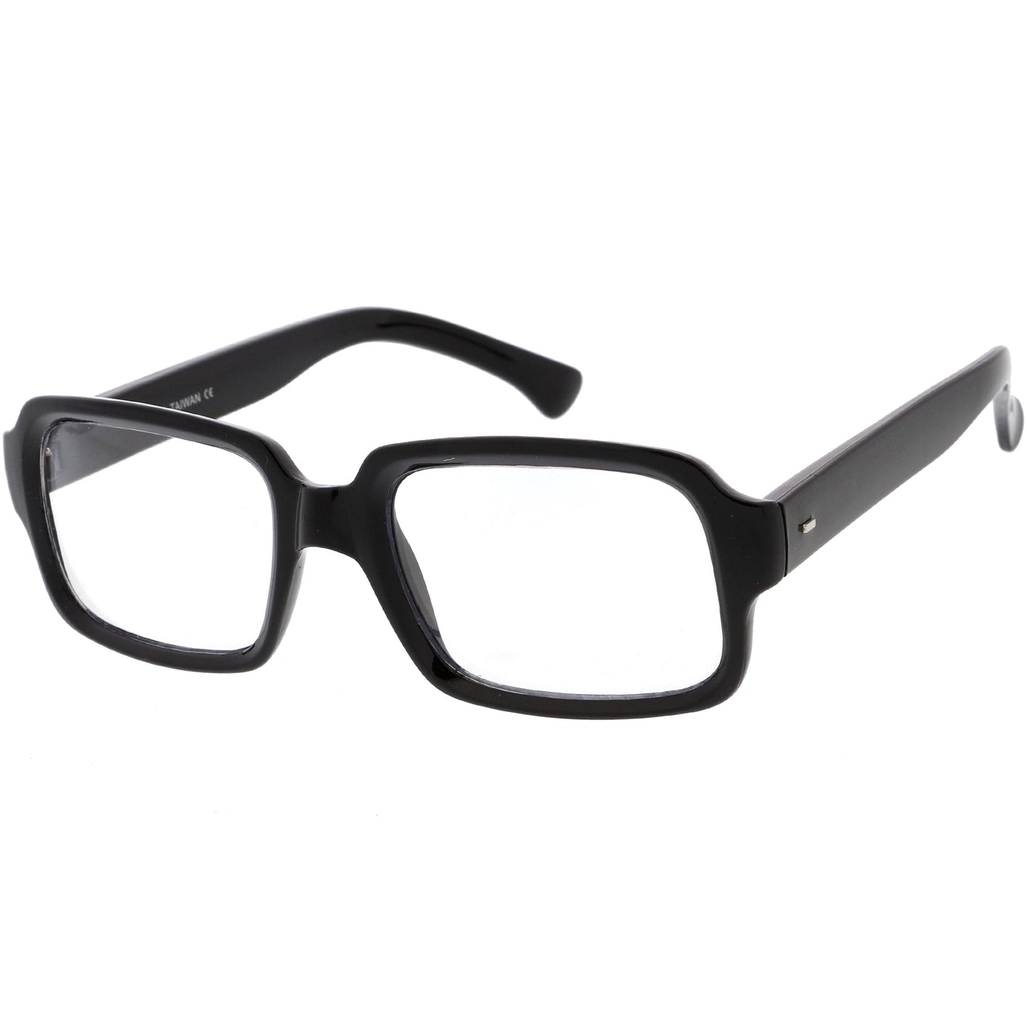Casual Thick Rimmed Retro Rectangle Blue Light Glasses D012