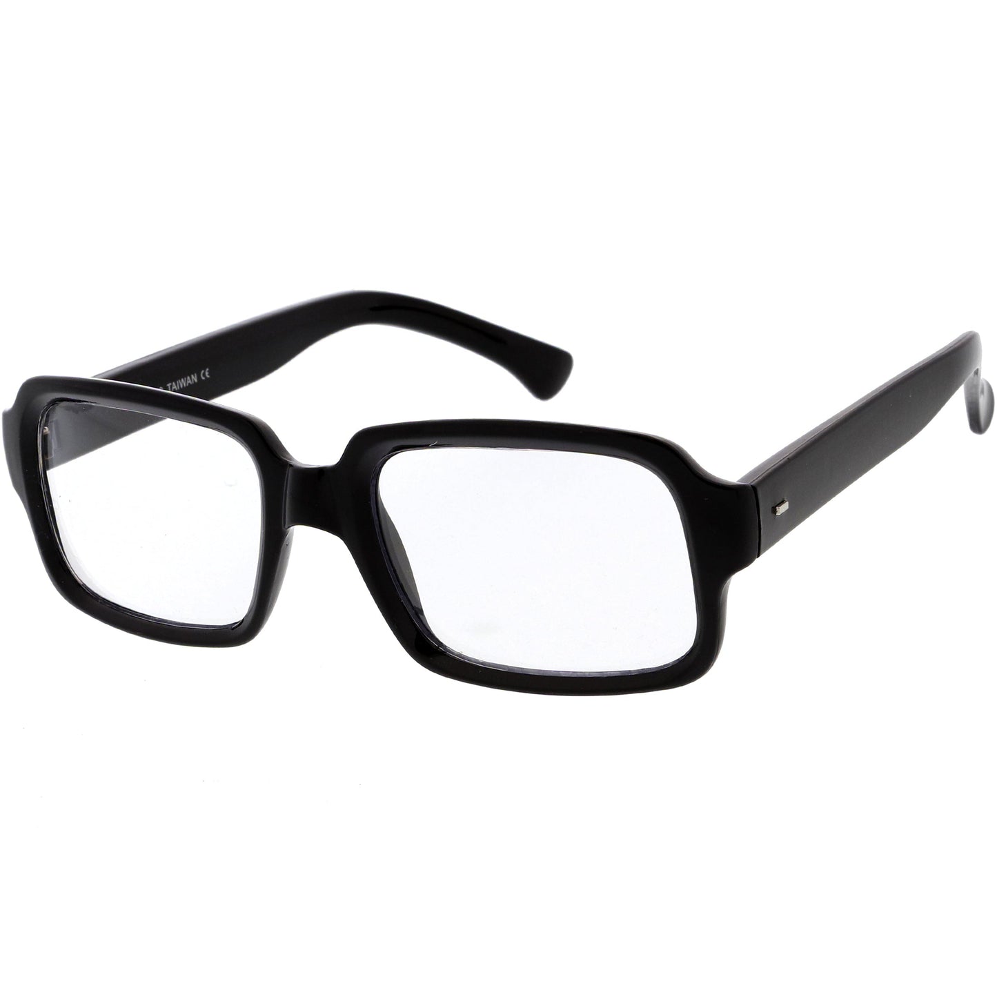Casual Thick Rimmed Retro Rectangle Blue Light Glasses D012